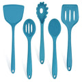 TeamFar Cooking Utensils Set, Silicone Kitchen Utensils of 5, Cooking Spoons